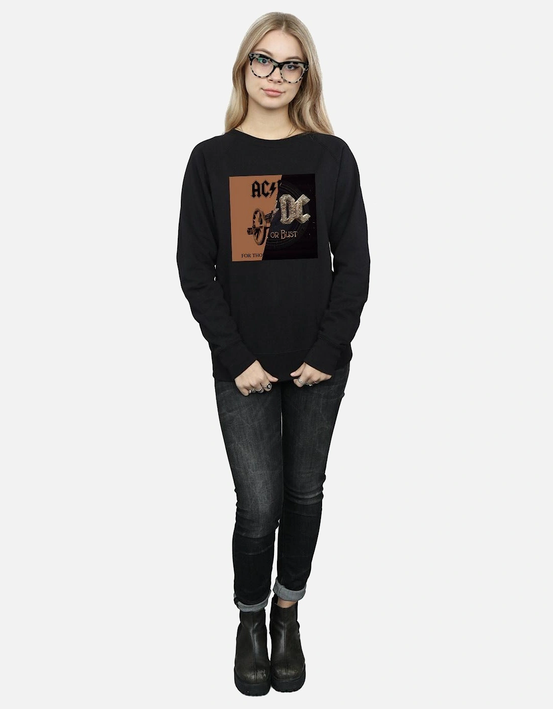 Womens/Ladies Rock or Bust / For Those About Splice Sweatshirt