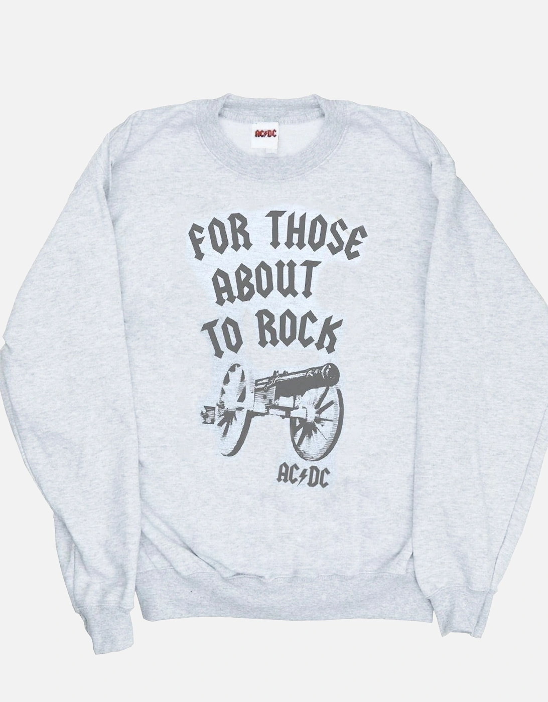 Womens/Ladies For Those About To Rock Cannon Sweatshirt, 7 of 6