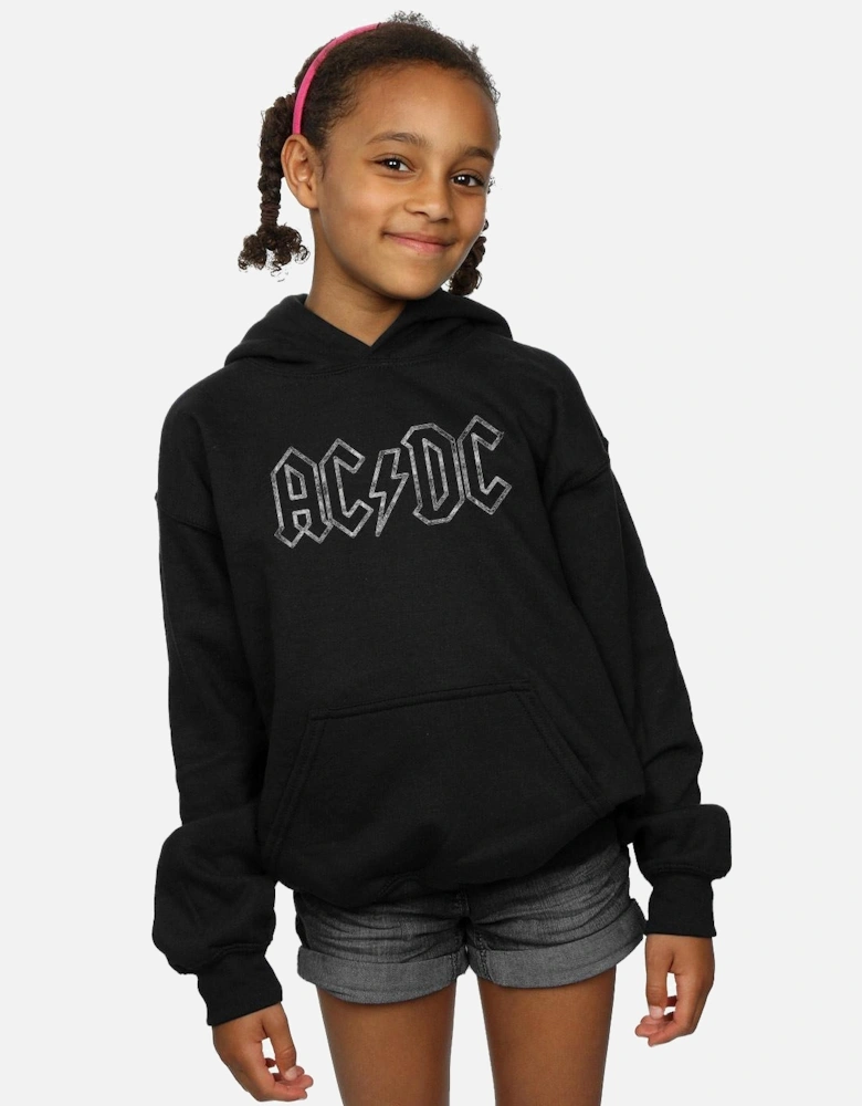 Girls Jagged Logo Hoodie