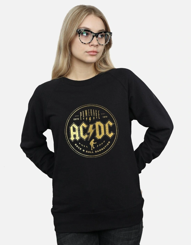 Womens/Ladies Rock N Roll Damnation Sweatshirt