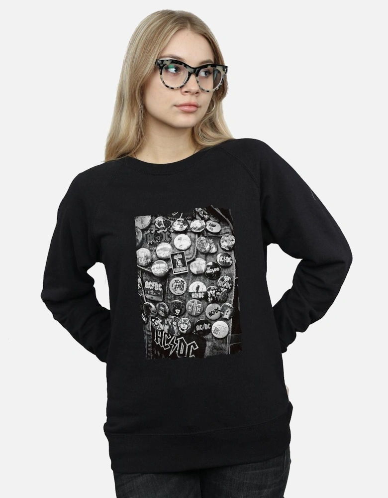 Womens/Ladies Badges Collection Sweatshirt