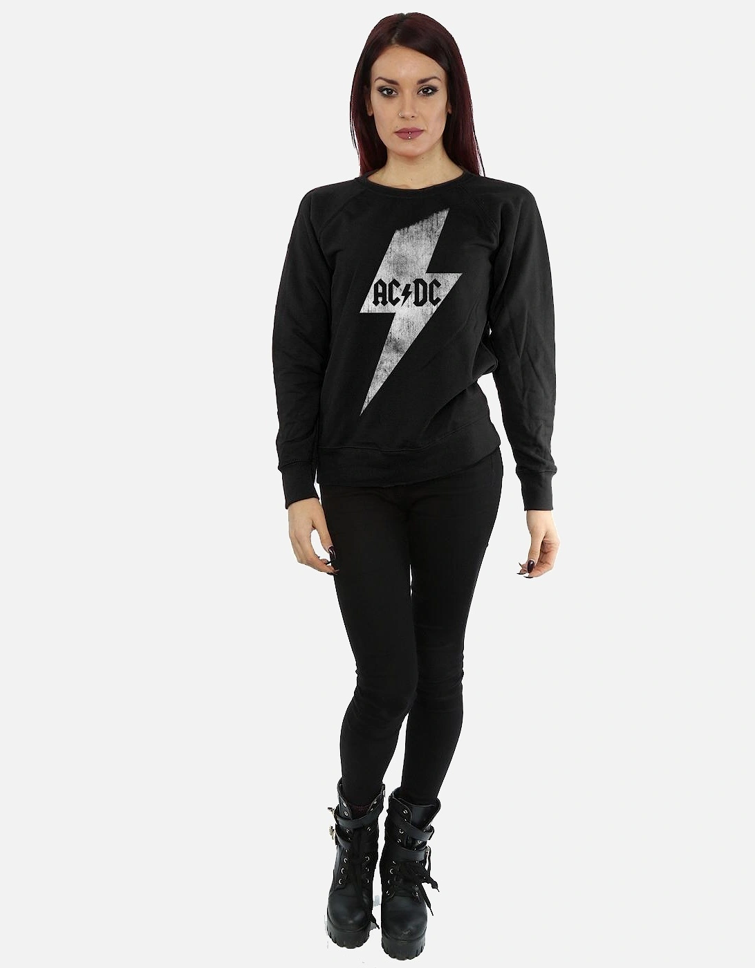 Womens/Ladies Lightning Bolt Sweatshirt