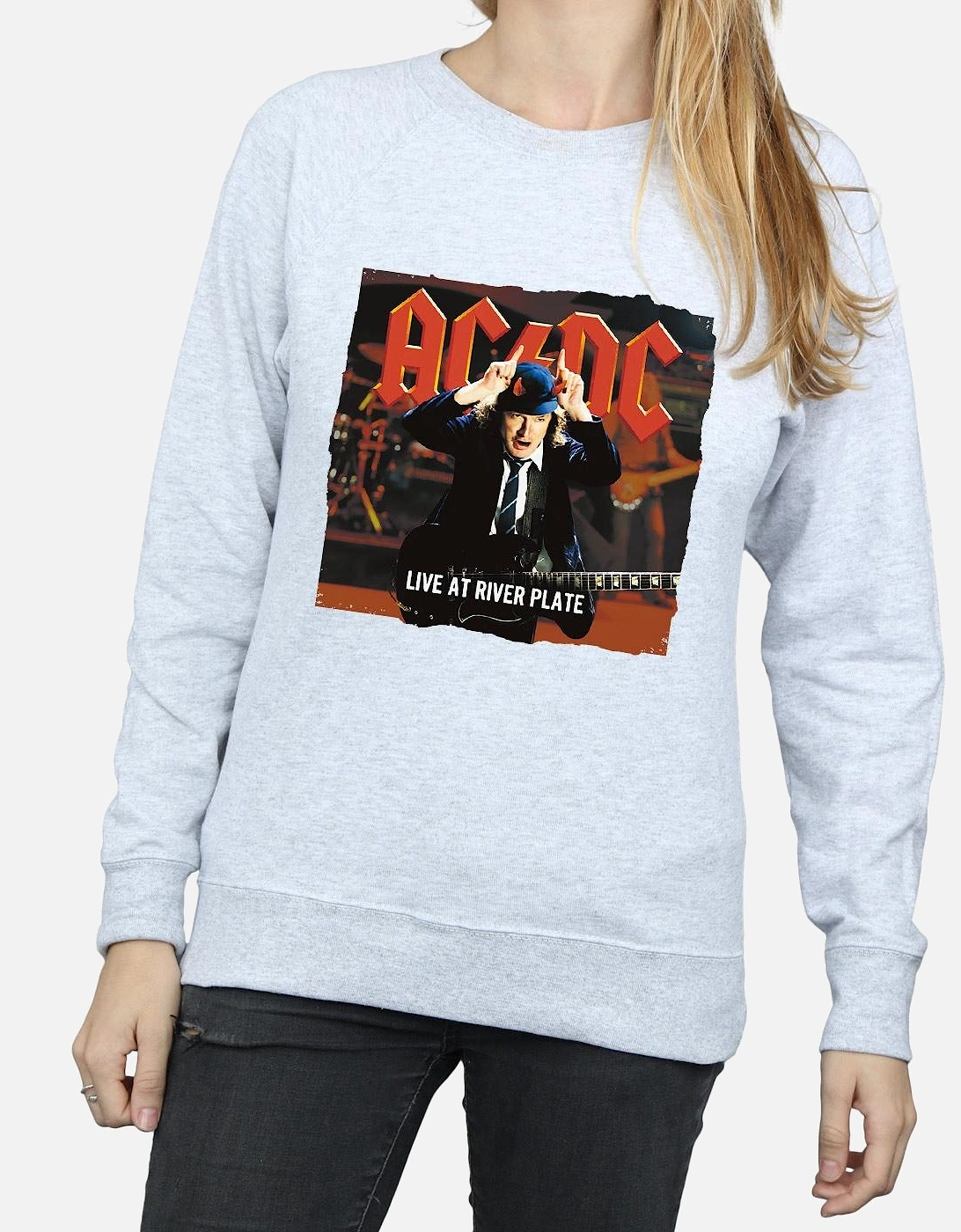 Womens/Ladies Live At River Plate Columbia Records Sweatshirt