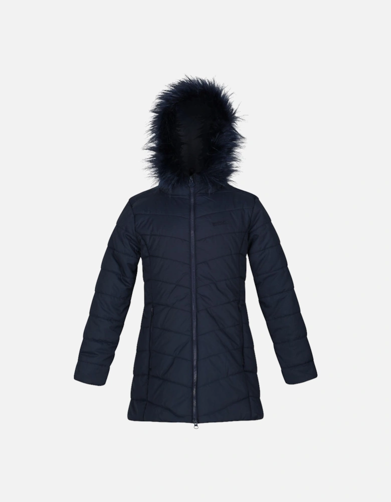 Girls Fabrizia Padded Warm Hooded Parka Jacket