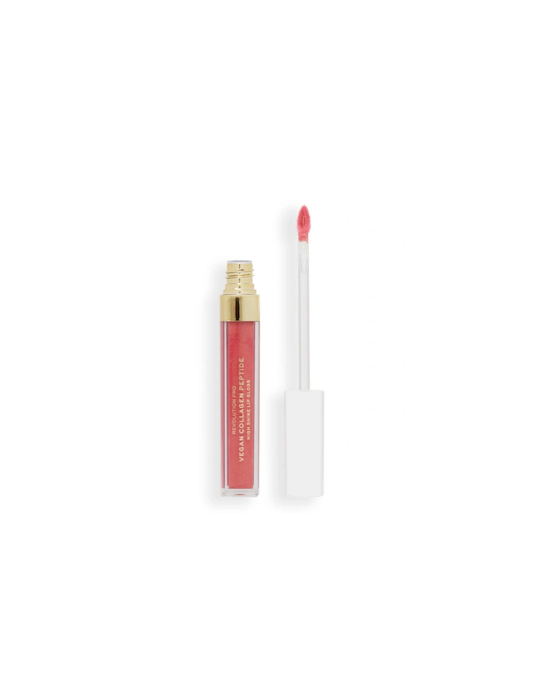 Pro Vegan Collagen Peptide High Shine Lip Gloss Bombshell