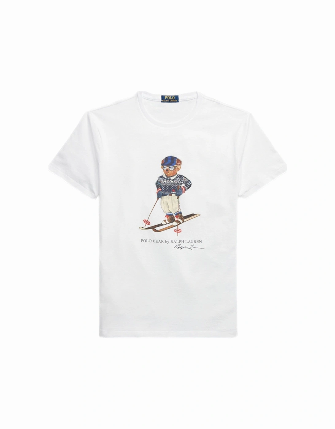 Ski Bear SS T-Shirt 026 White, 5 of 4