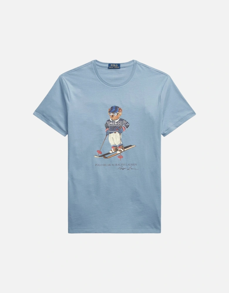 Ski Bear SS T-Shirt 027 Channel Blue
