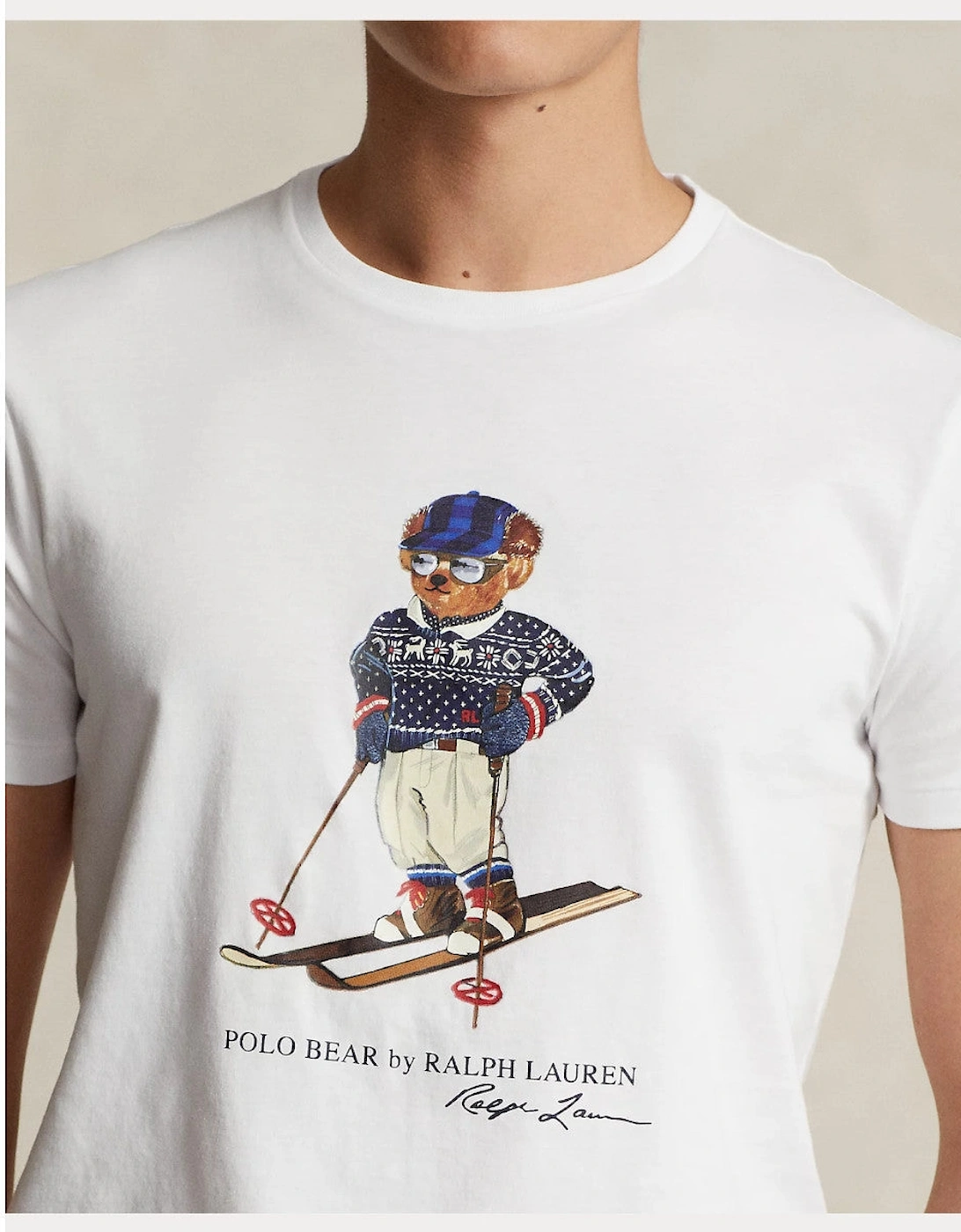 Ski Bear SS T-Shirt 026 White