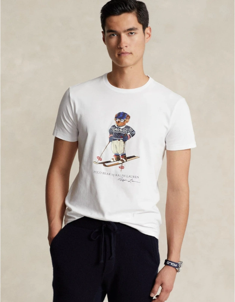 Ski Bear SS T-Shirt 026 White