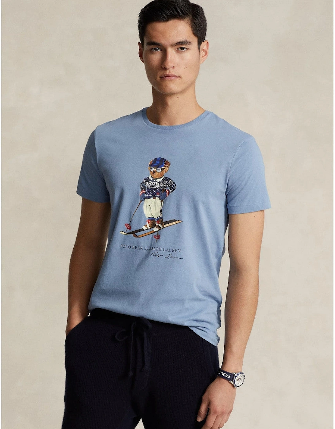 Ski Bear SS T-Shirt 027 Channel Blue
