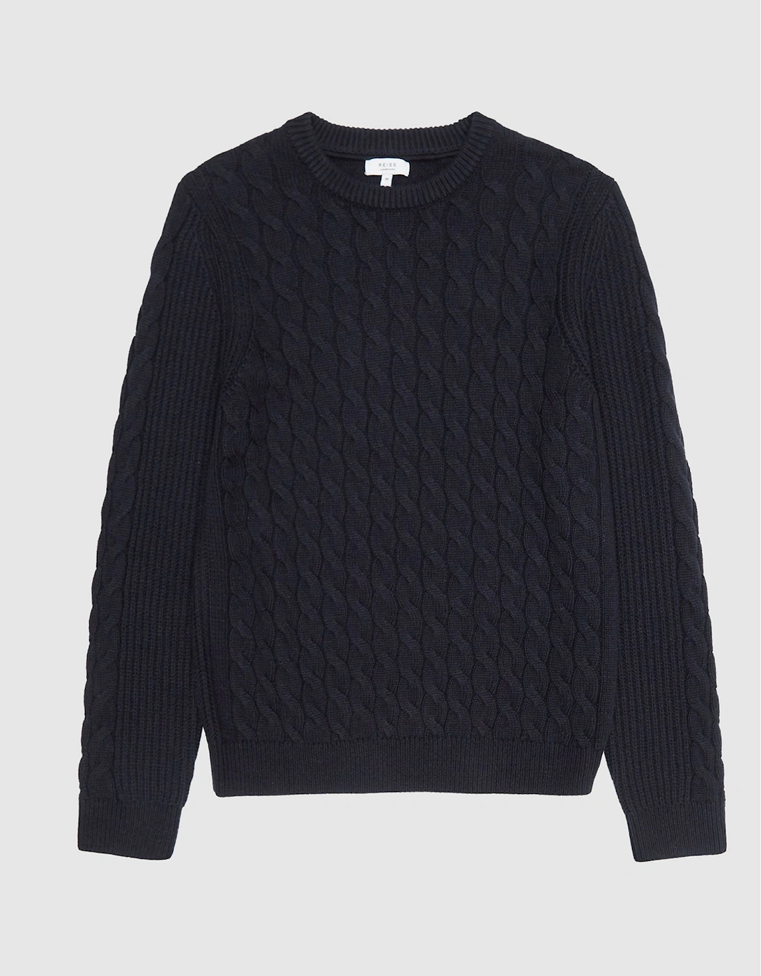 Crew Neck Cable-knit Sweater, 2 of 1