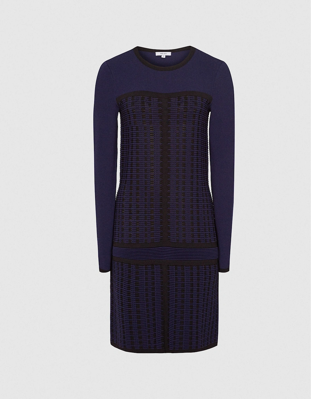 Textured Knitted Mini Dress, 2 of 1