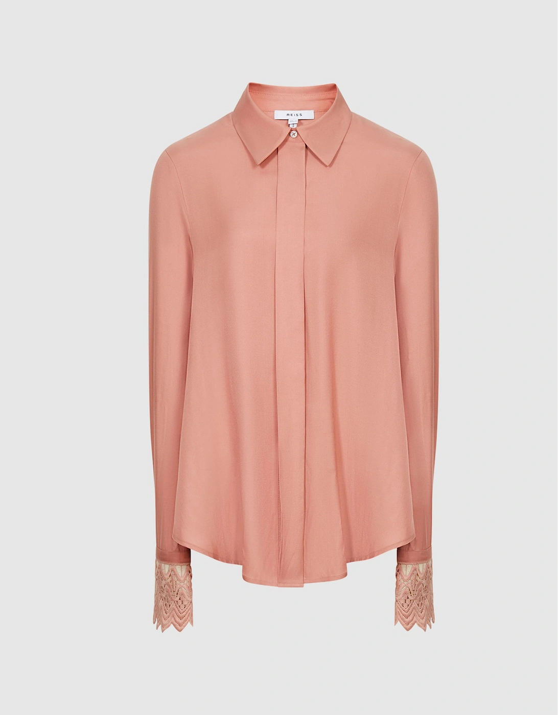 Lace Cuff Shirt Blouse, 2 of 1