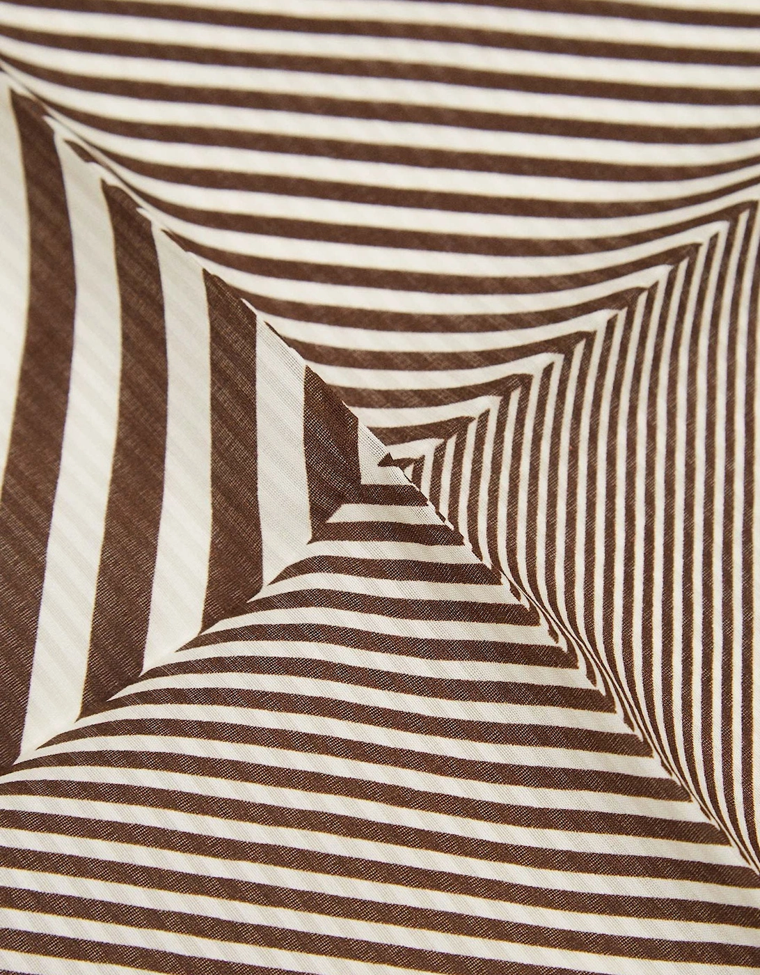 Striped Seersucker Pocket Square, 2 of 1