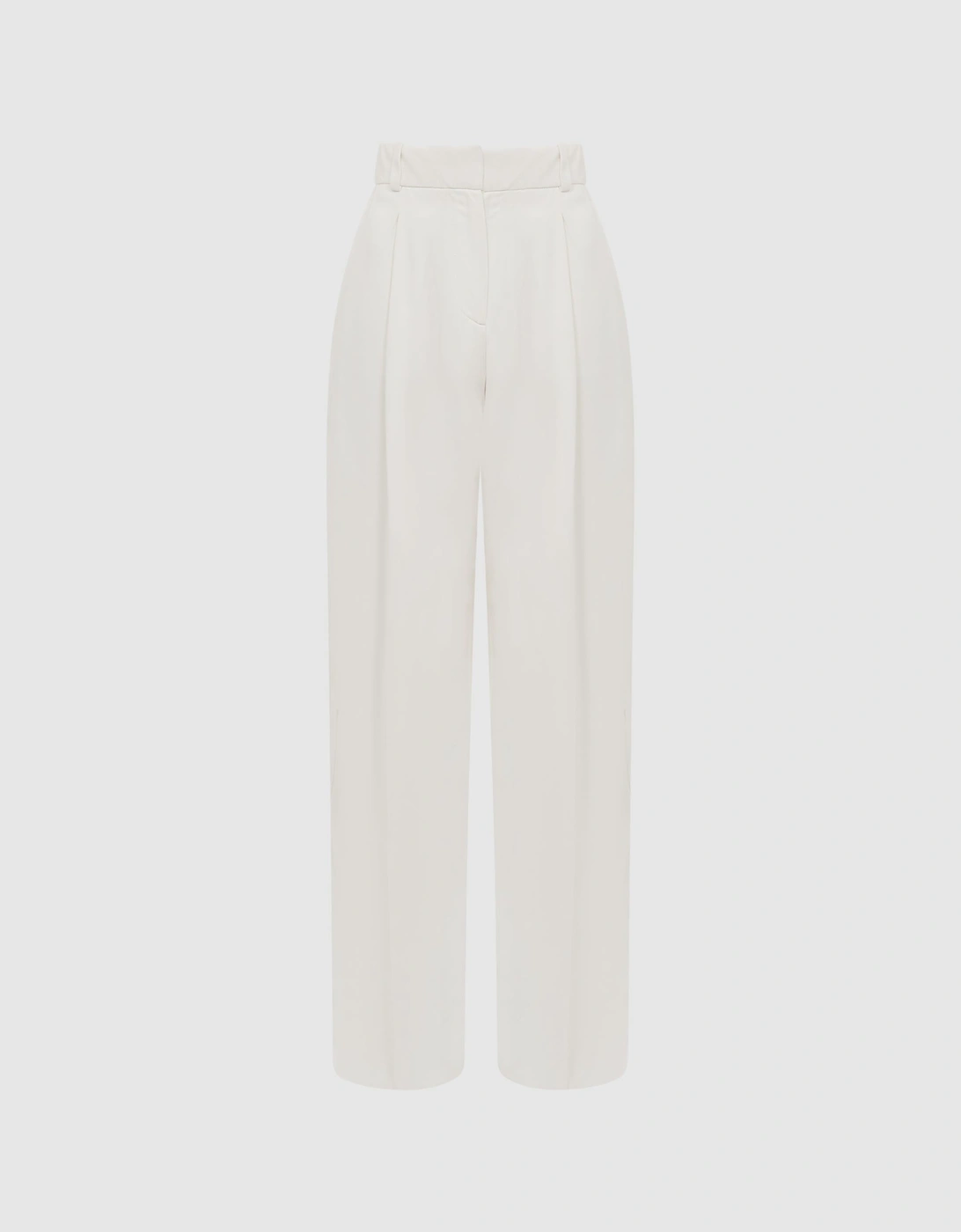 Wide Leg Pleat Front Trousers, 2 of 1