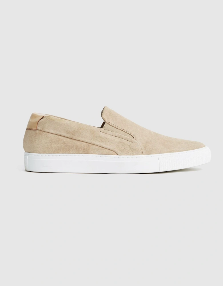 Suede Slip-On Trainers