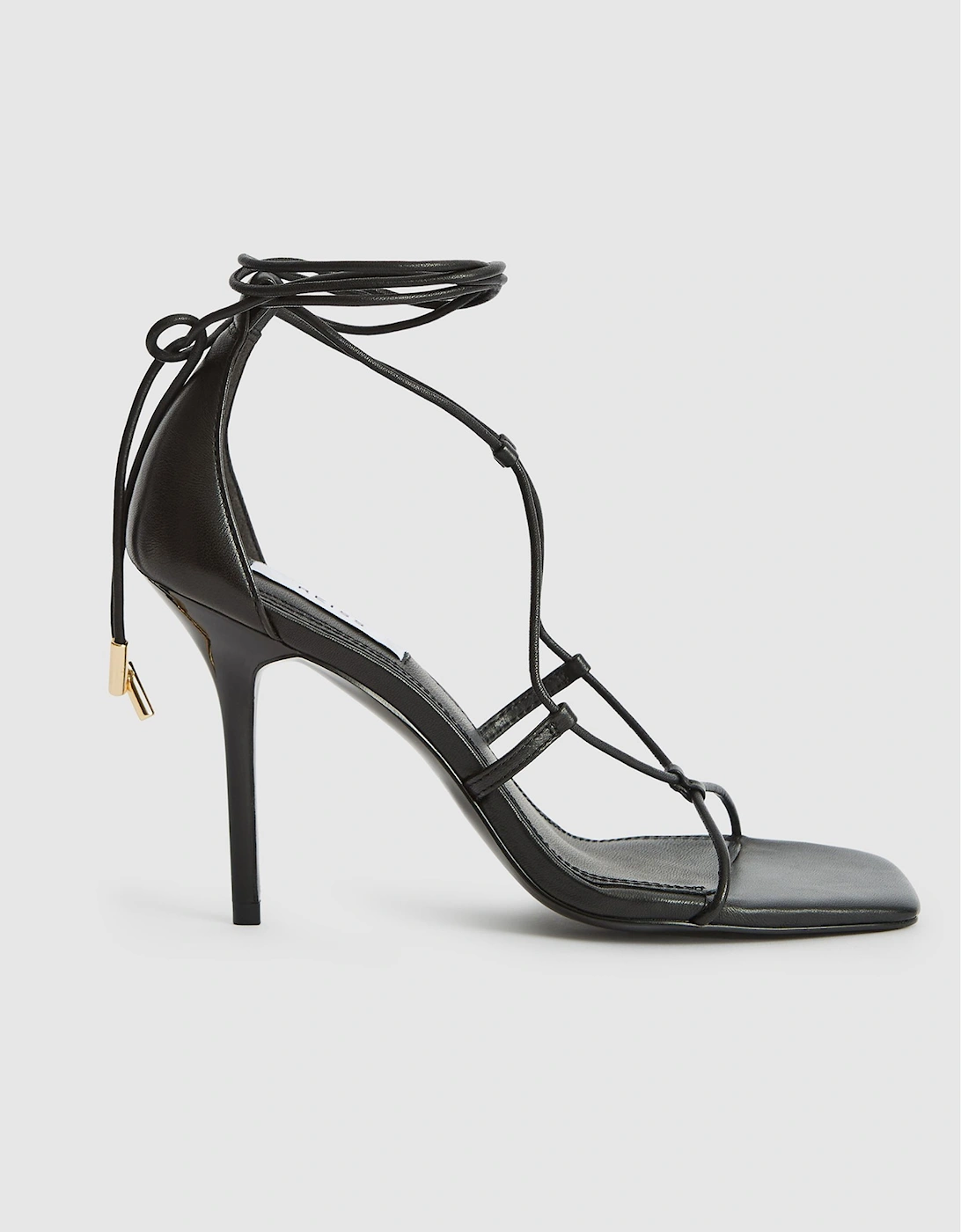 Leather Strappy Wrap Sandals, 2 of 1