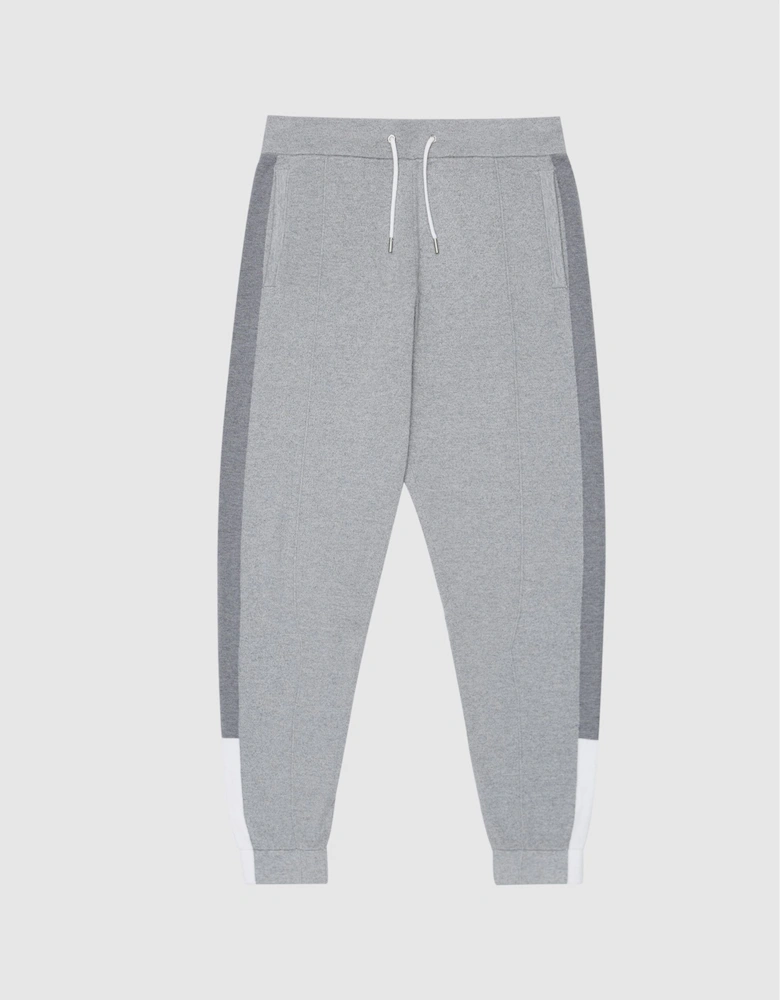 Panelled Jersey Joggers