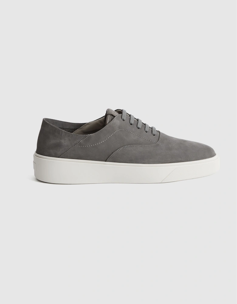 Nubuck Lace-Up Trainers