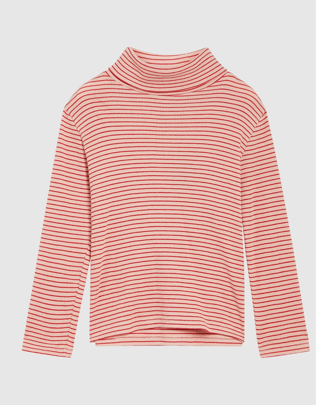 Junior Striped Roll Neck Top, 2 of 1