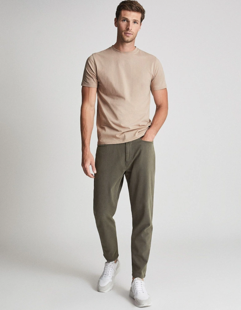 Relaxed Fit Five Pocket Trousers