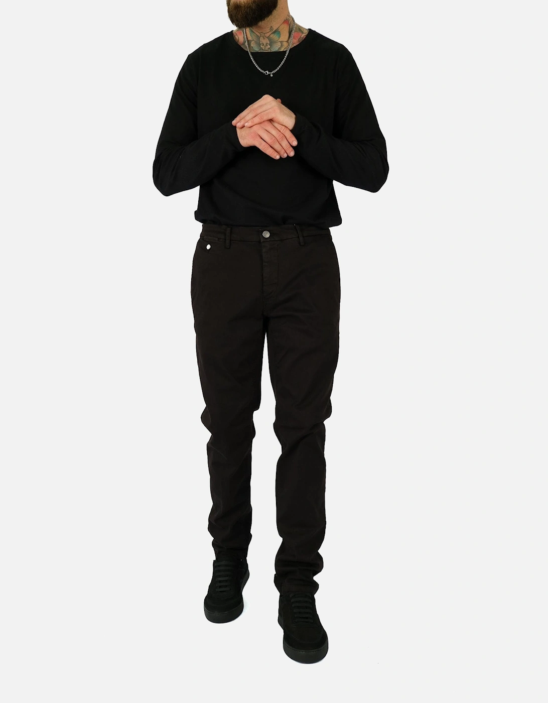 Benni Hyperflex Stretch Black Chino