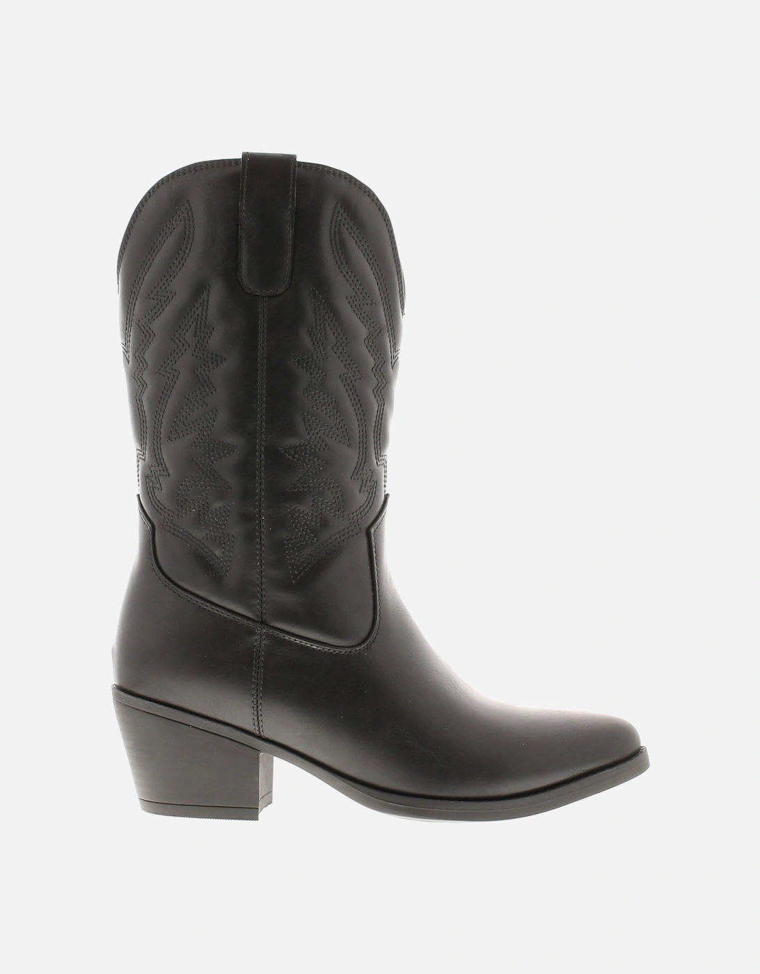 Womens Cowboy Boots Ranch black UK Size