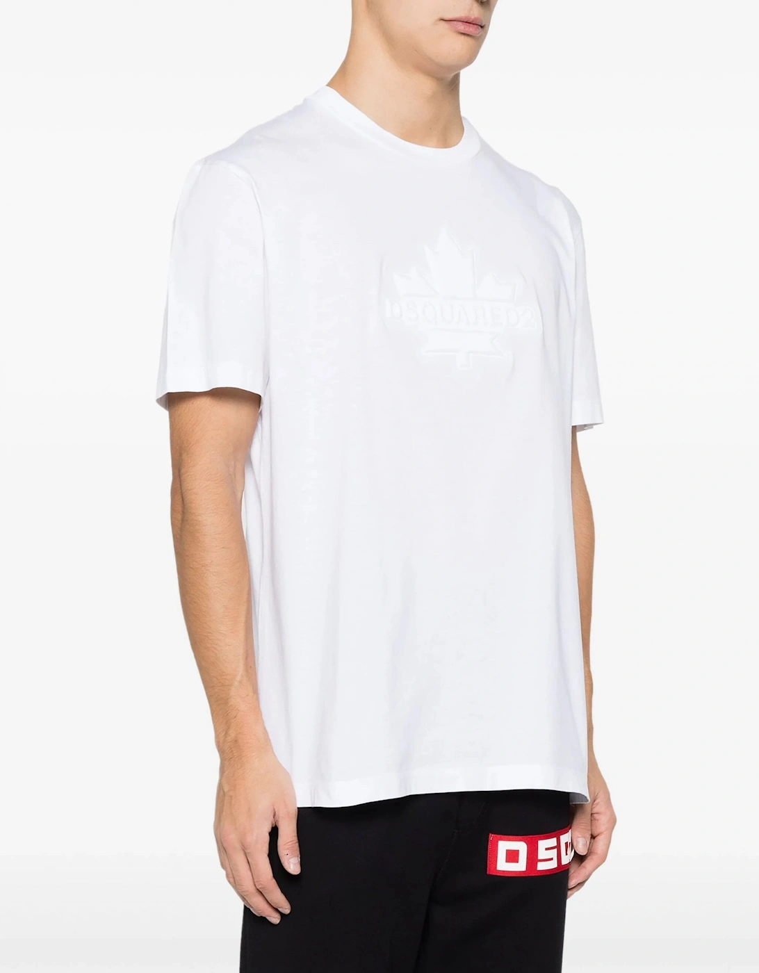 Tonal Maple Leaf T-shirt White