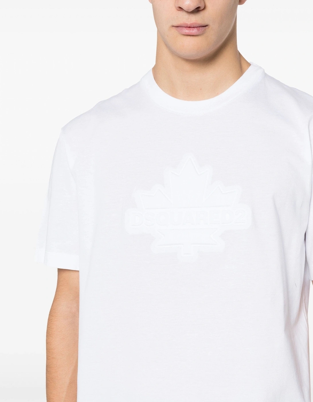 Tonal Maple Leaf T-shirt White