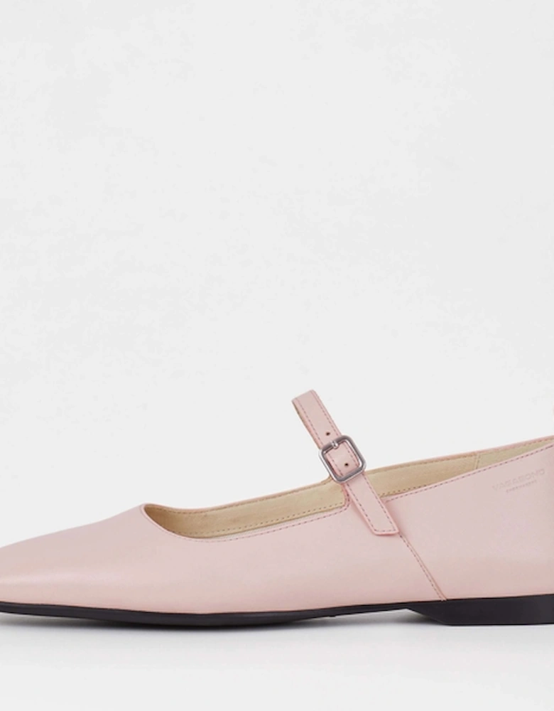 Women's Delia Leather Mary-Jane Flats