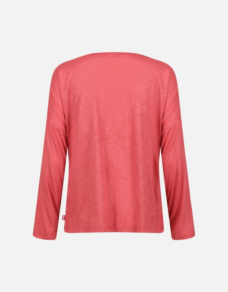 Womens/Ladies Carlene Long-Sleeved T-Shirt