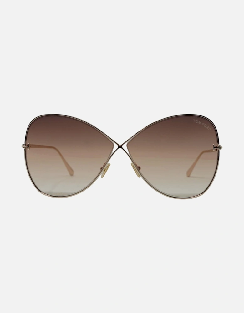 Nickie FT0842 28F Rose Gold Sunglasses