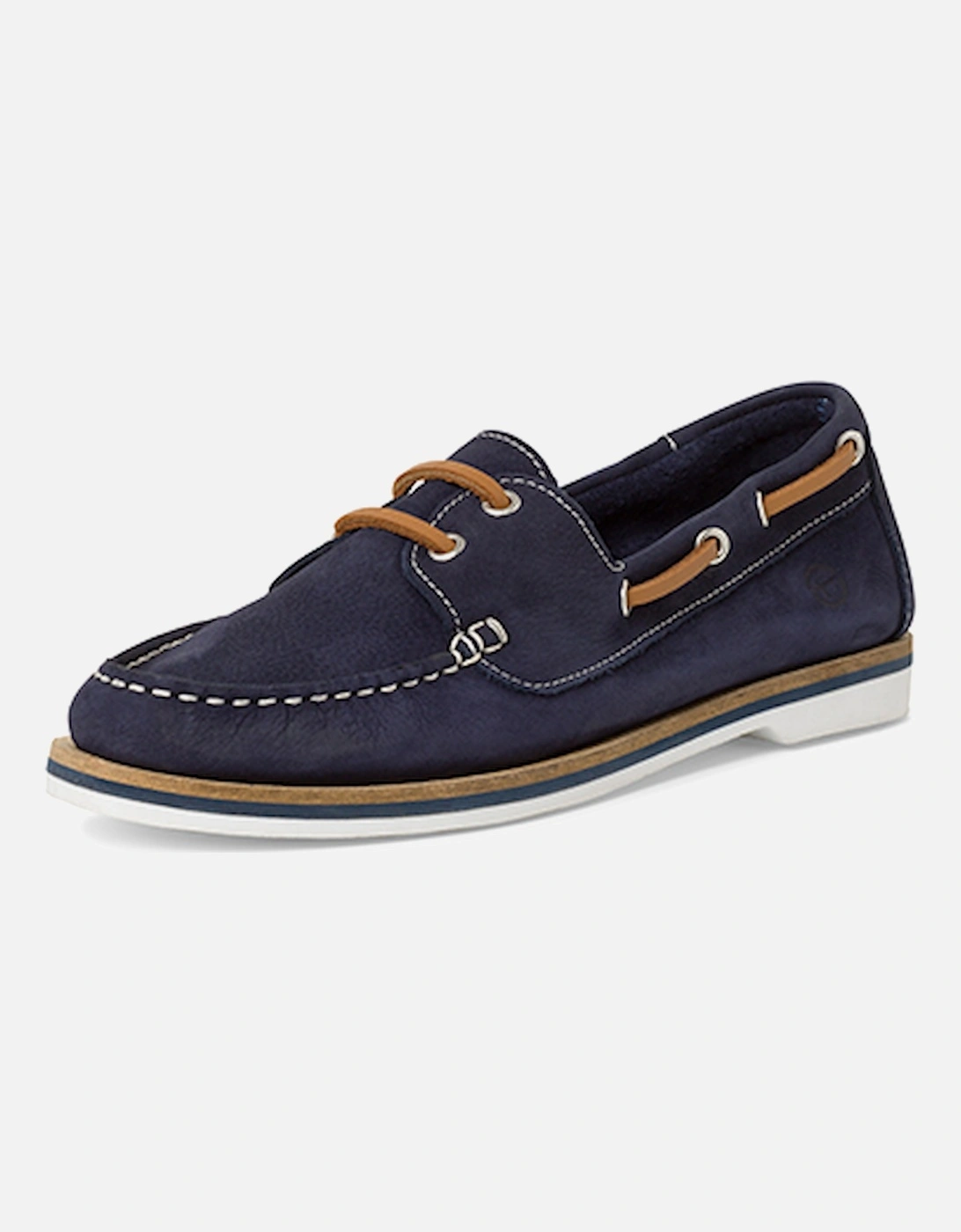 Women's Boat Shoe Navy, 6 of 5