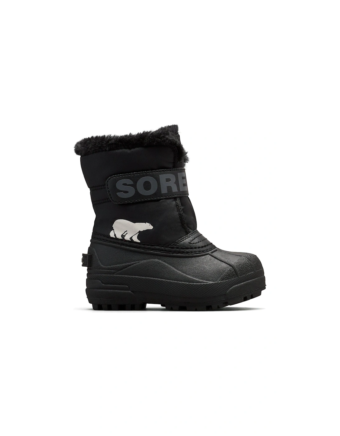 Younger Kids Snow Commander Insulated Snow Boot - Black, 7 of 6