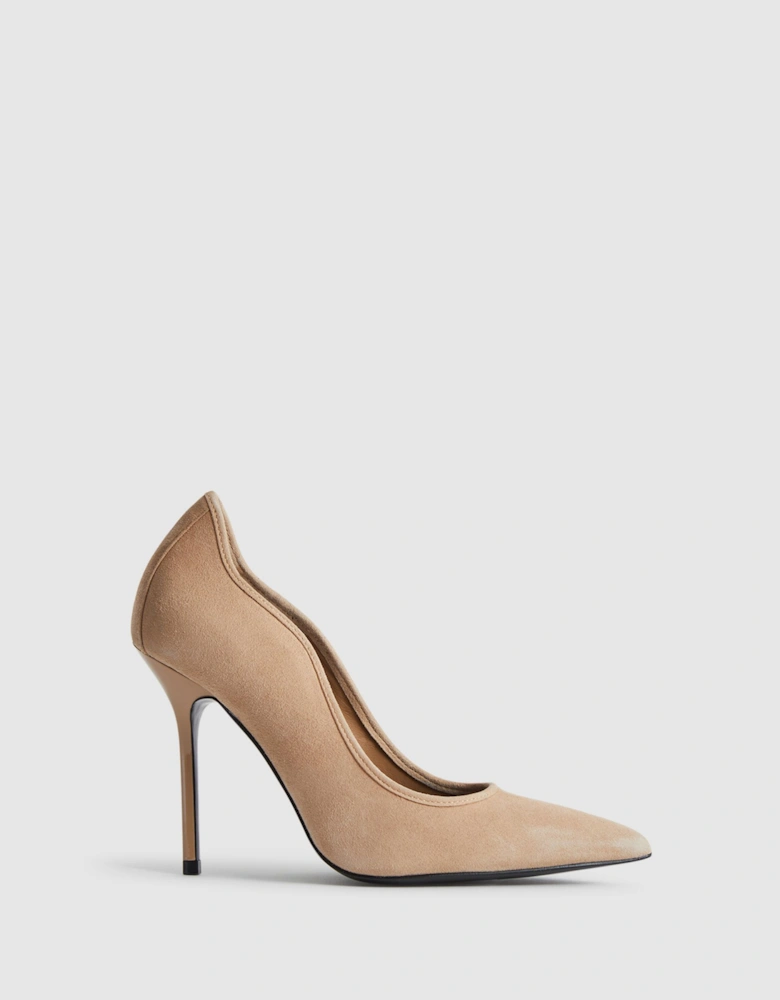 Leather Heeled Court Shoes