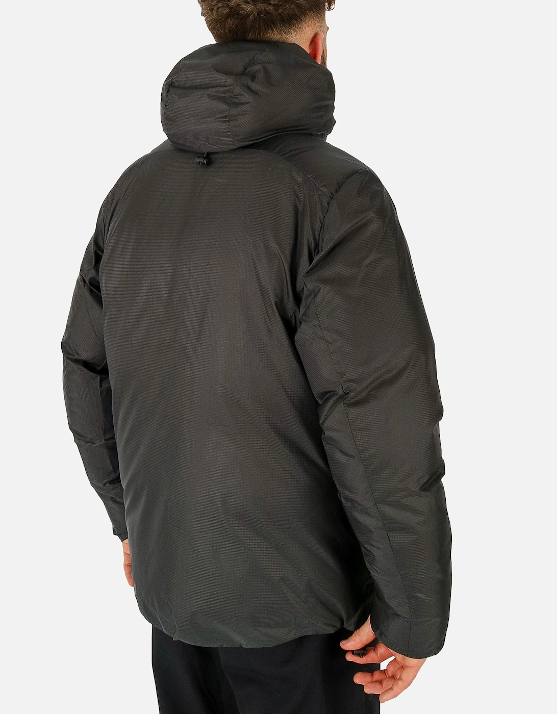 Pasmo Ripstop Down Black Hooded Parka Jacket
