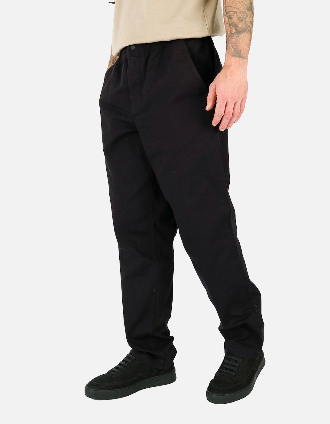 Ezra Relaxed Black Chino Trouser, 5 of 4