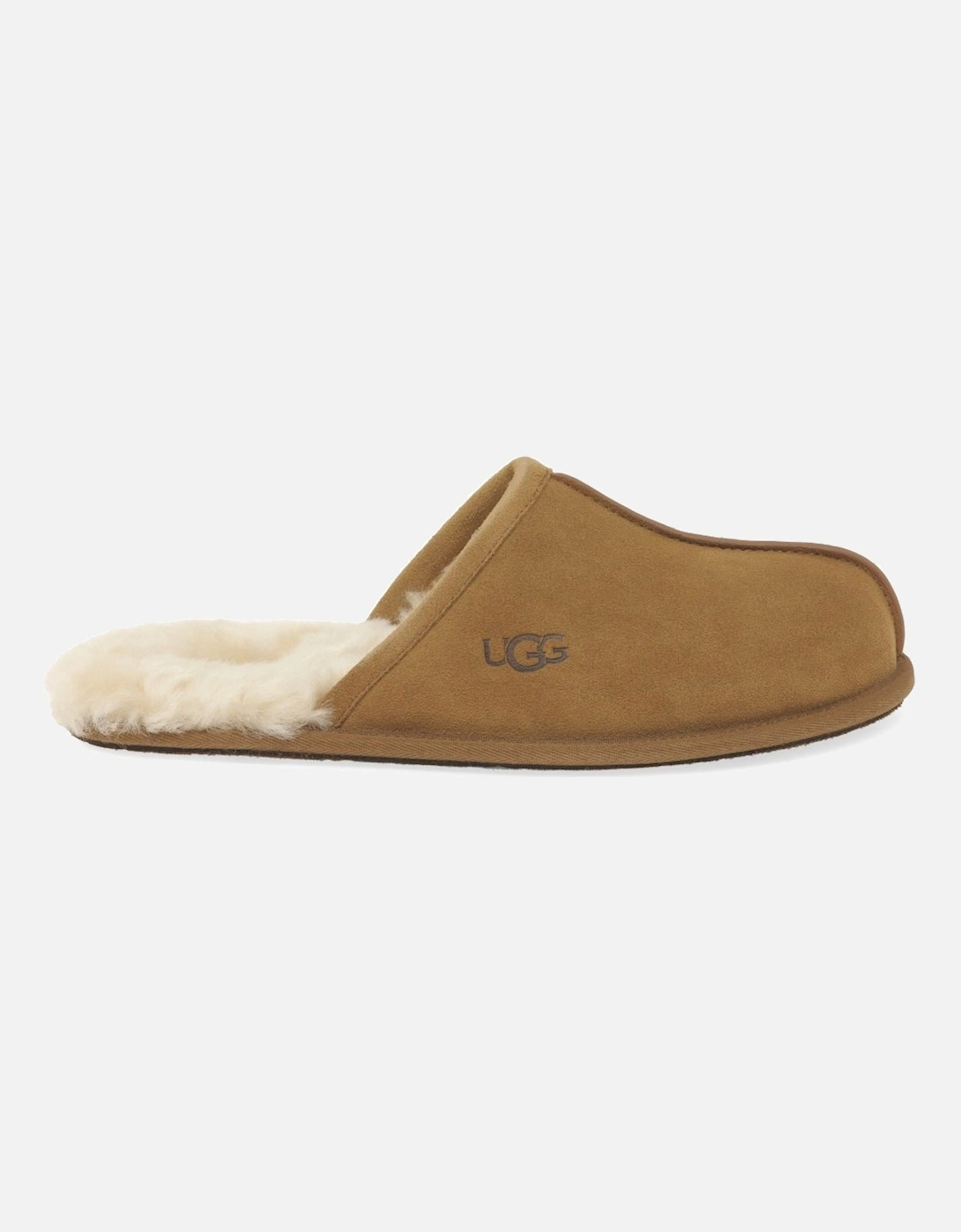 Scuff Mens Sheepskin Suede Slipper