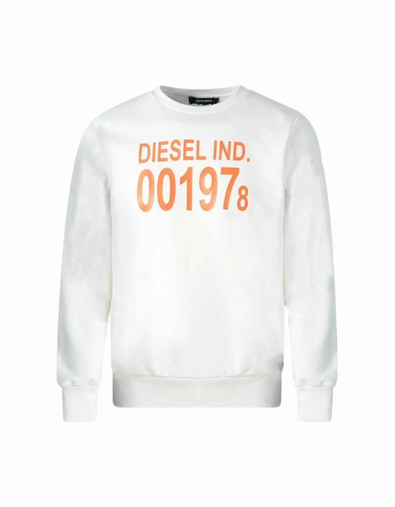 001978 Logo White Sweater