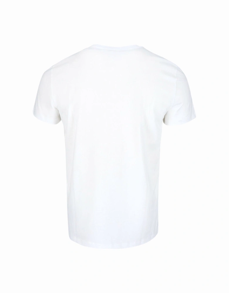 Paris Bold Branded Logo White T-Shirt