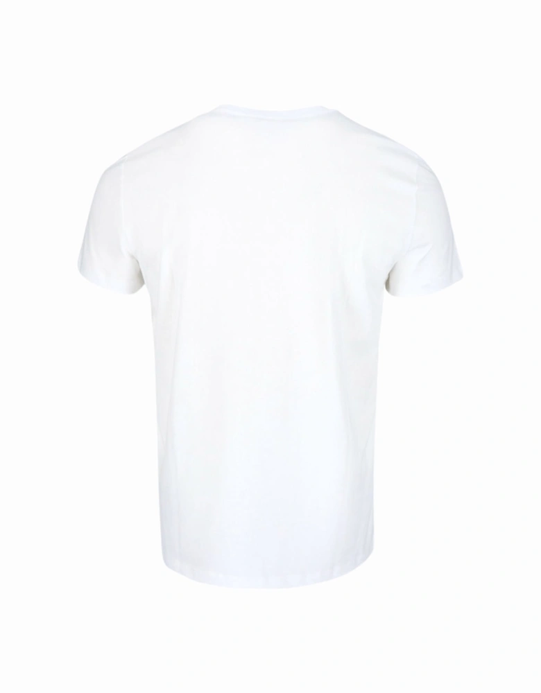Paris Bold Branded Logo White T Shirt