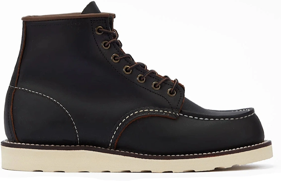 Shoes Heritage Work 6inch Moc Toe Prairie Men's Black Boots