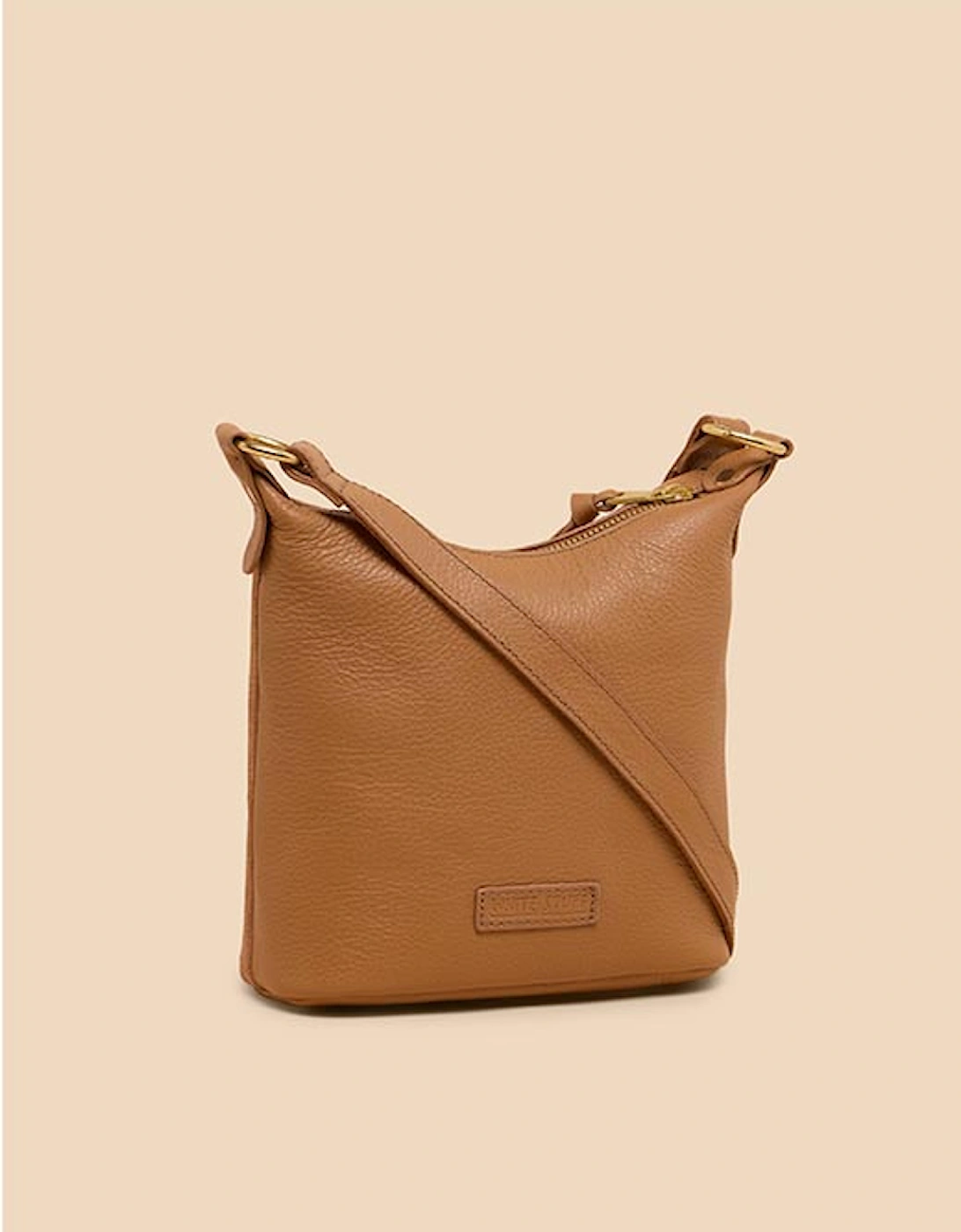 Mini Fleur Suede Crossbody Bag Tan Multi