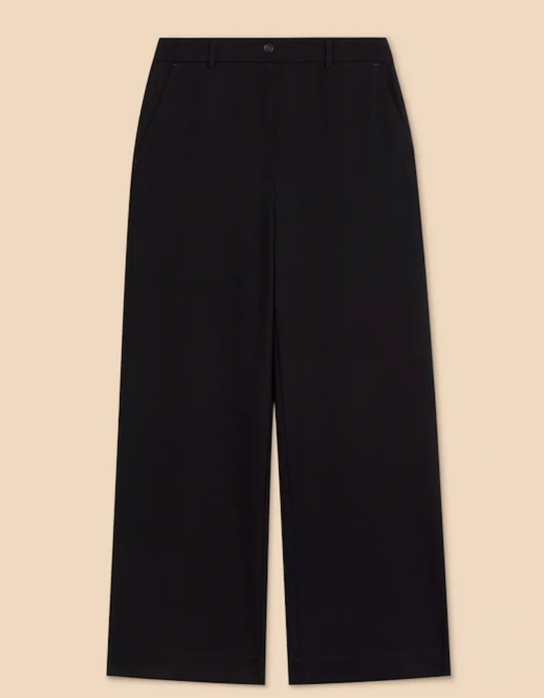 Women's Belle Wide Leg Trouser Pure Black