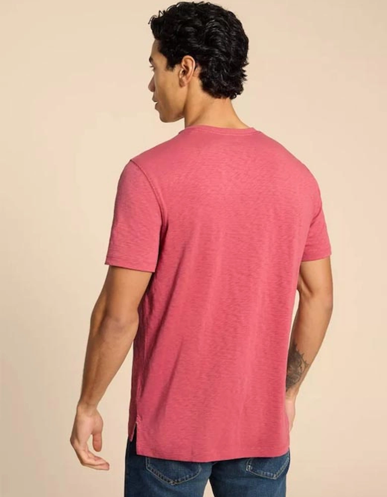 Men's Surf Shell Graphic Tee Coral Print