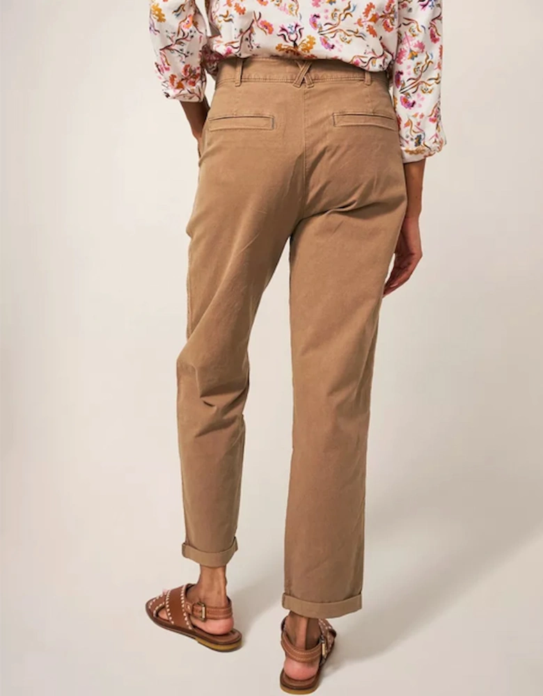 Petite Women's Twister Chino Mid Tan