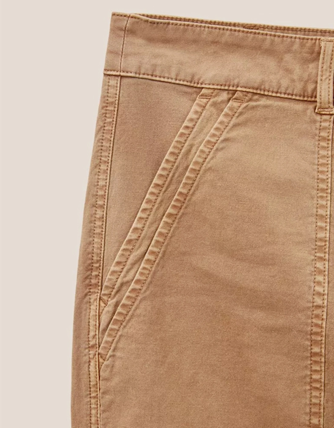 Petite Women's Twister Chino Mid Tan