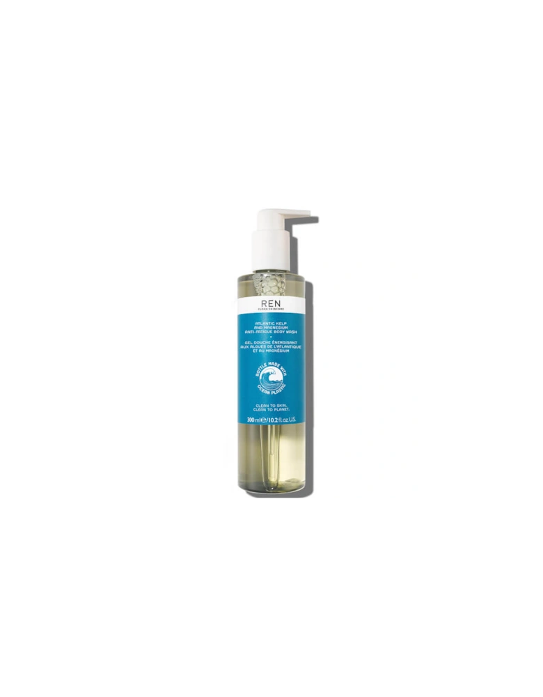 Atlantic Kelp and Magnesium Anti-Fatigue Body Wash 300ml - Ocean Plastic - REN Clean Skincare