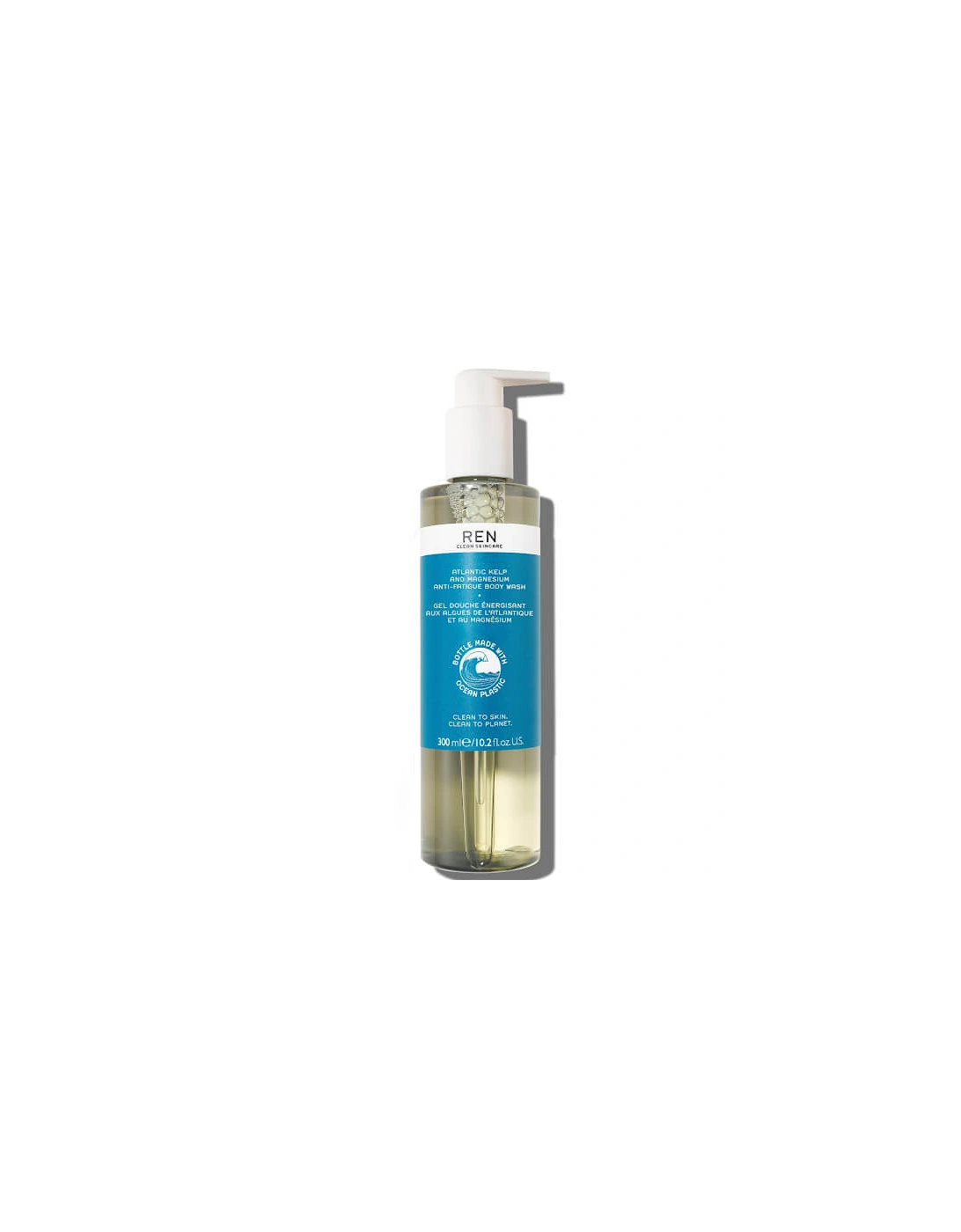 Atlantic Kelp and Magnesium Anti-Fatigue Body Wash 300ml - Ocean Plastic - REN Clean Skincare, 2 of 1
