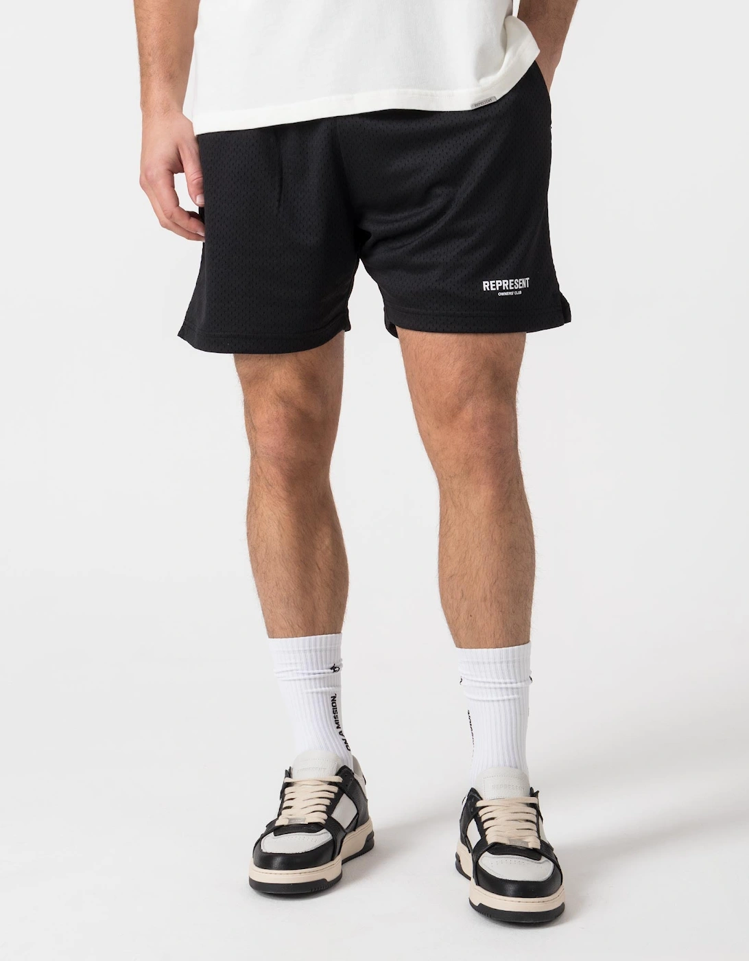 Relaxed Fit Owners' Club Mesh Shorts, 5 of 4